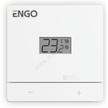 Терморегулятор белый накладной ENGO EASY230W