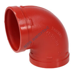 Отвод (колено) под муфту 90гр грувлок ковкий чугун XGQT03 Ду32 (Дн42) Ру25 JIANZHI