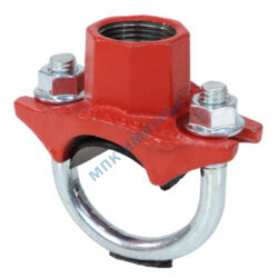 Отвод (седелка) Ubolt резьбовой грувлок ковкий чугун XGQT15U Ду40х15 (Дн48х1/2") Ру25 JIANZHI