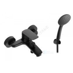 Смеситель для ванны с душем одноручный черный Таос Santek WH5A10009N001