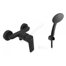 Смеситель для душа одноручный черный Таос Santek WH5A20009N001