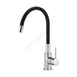 Смеситель для кухонной мойки ручка сбоку одноручный хром Тесио Santek WH5A44012C001