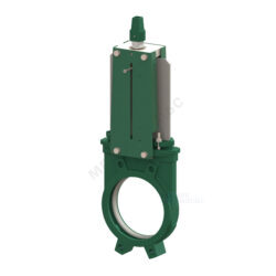 Задвижка шиберная односторонняя чугун VG4400-051NI Ду 250 Ру10 межфл под T-ключ уплотнение: NBR Tecofi VG4400-051NI0250