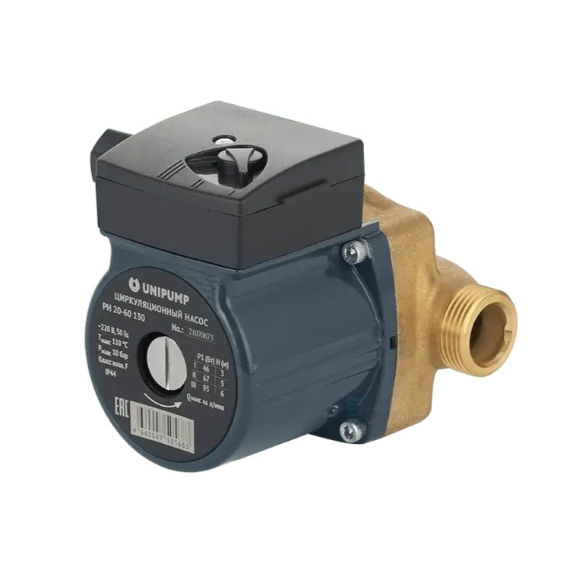 Насос циркуляционный с мокрым ротором PH 20-60 130 (ГВС) Unipump 66193