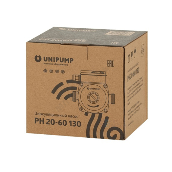 Насос циркуляционный с мокрым ротором PH 20-60 130 (ГВС) Unipump 66193 — изображение 4