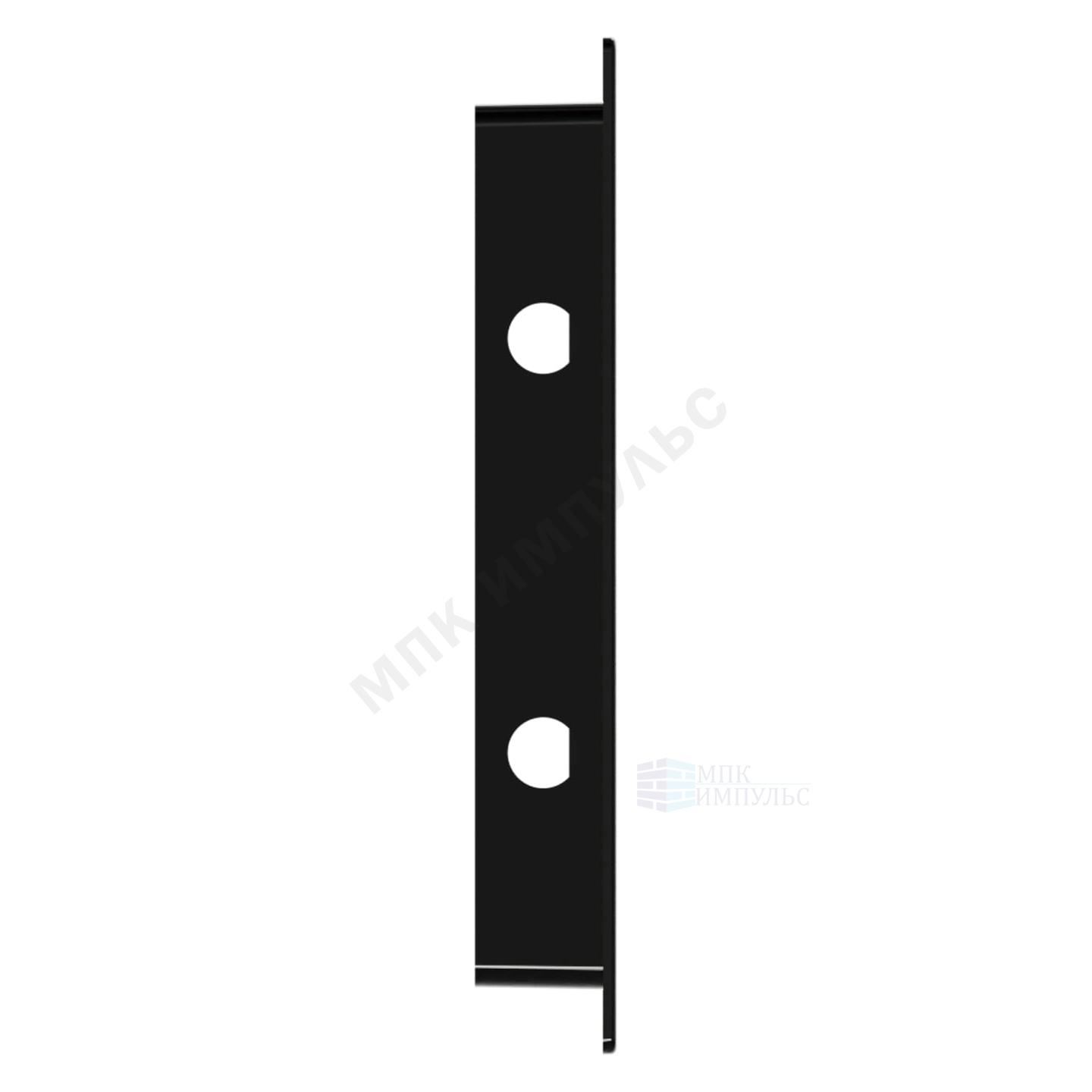 Люк нажимной пластик 200х300 с фланцем 223х323 Evecs LN L2030N black — изображение 3