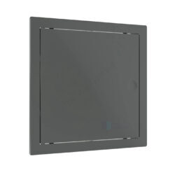 Люк нажимной пластик 300х300 с фланцем 327х327 Evecs LN L3030N gray