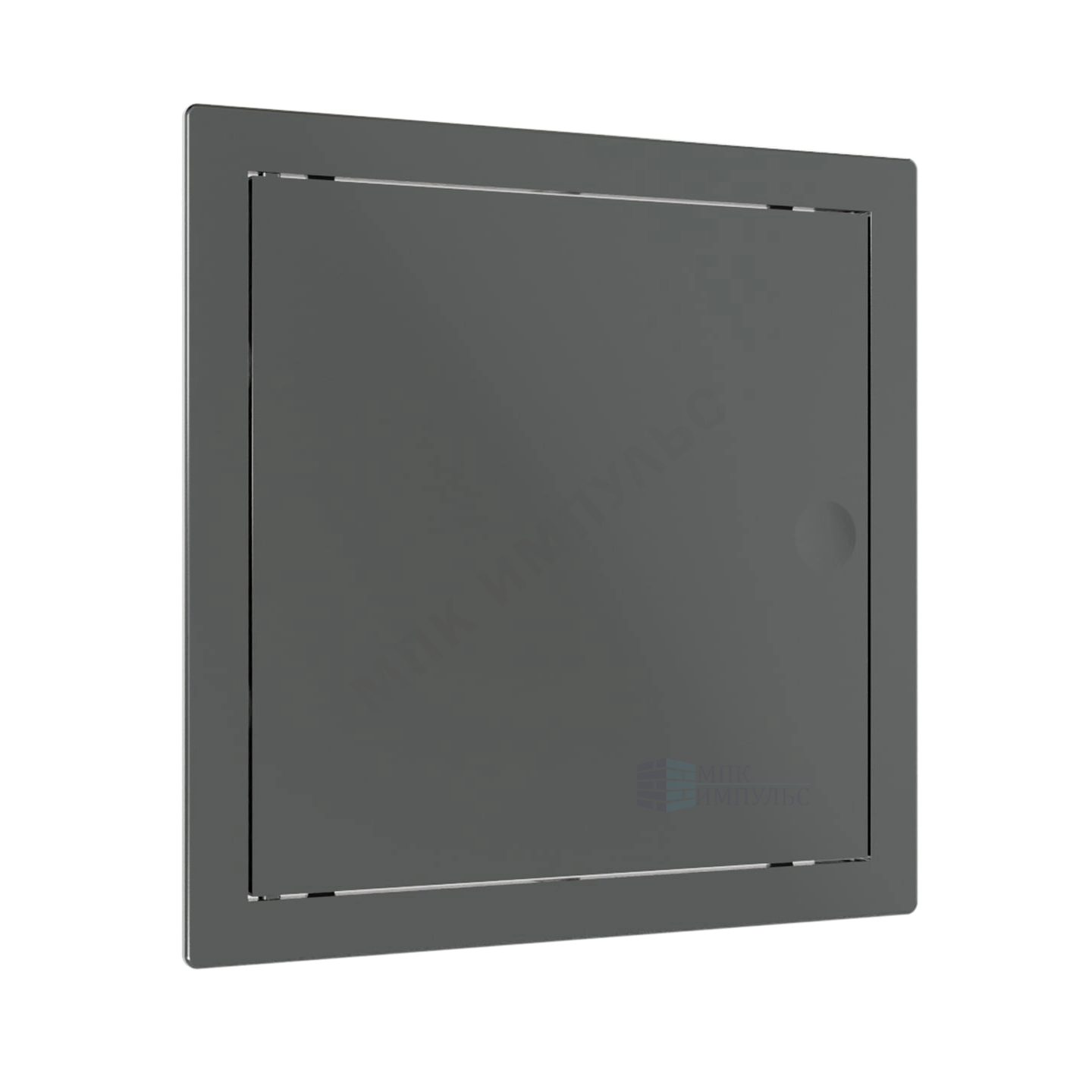 Люк нажимной пластик 300х400 с фланцем 327х427 Evecs LN L3040N gray