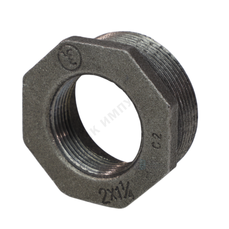Футорка чугун Ду 40х32 (1 1/2"х1 1/4") НР/ВР Fittex PLUS