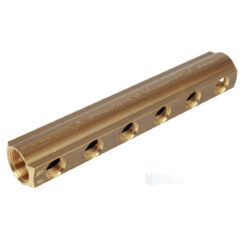 Коллектор латунь 3/4" ВР/ВР на 3 вых 1/2" ВР м/о 50мм R551 Giacomini R551Y023