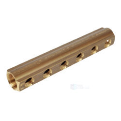 Коллектор латунь 1 1/4" ВР/ВР на 2 вых 3/4" ВР м/о 70мм R551 Giacomini R551Y102