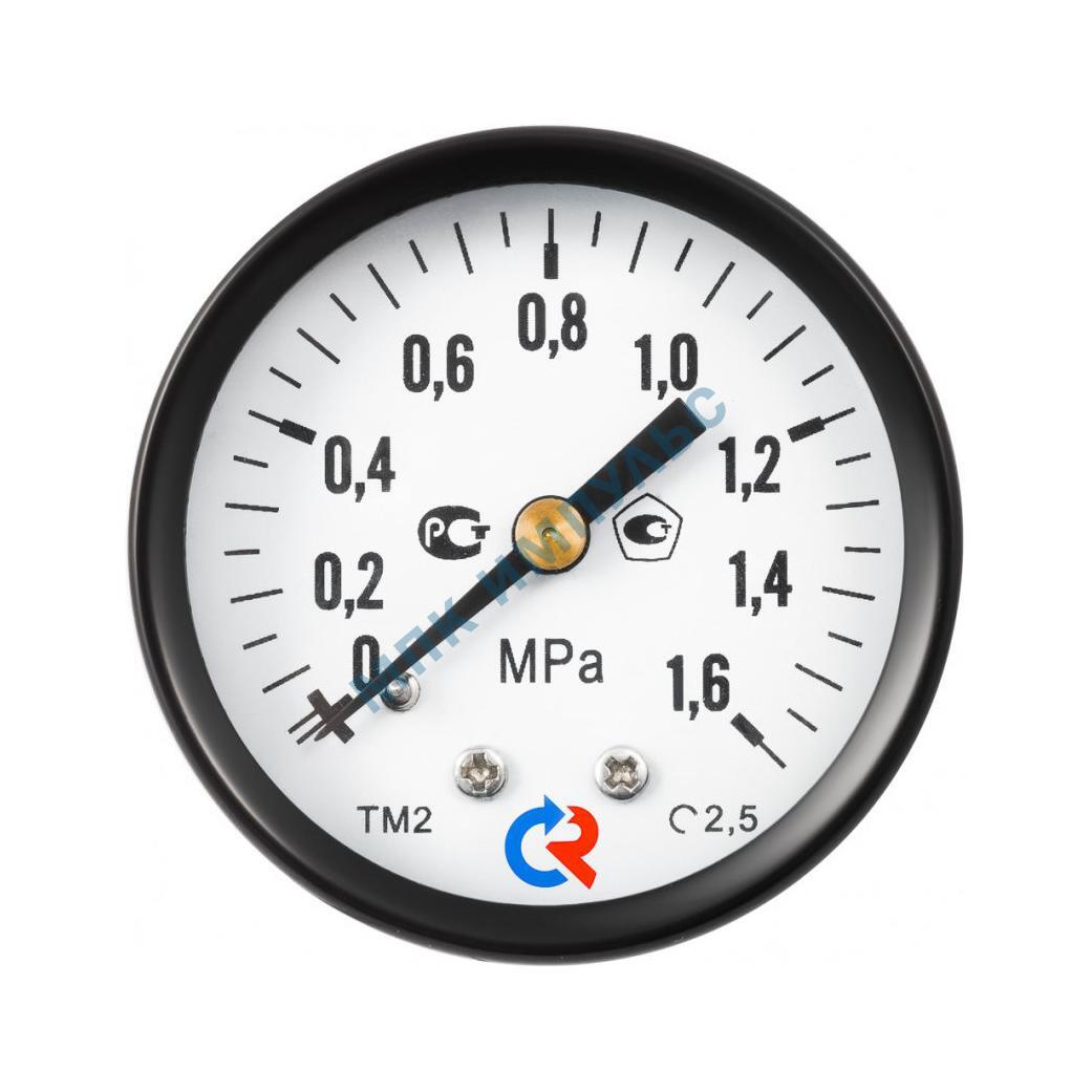 Манометр ТМ-310Т.00 осевой Дк63мм 0-0,4 МПа кл.1,5 G1/4" Росма 00000006792