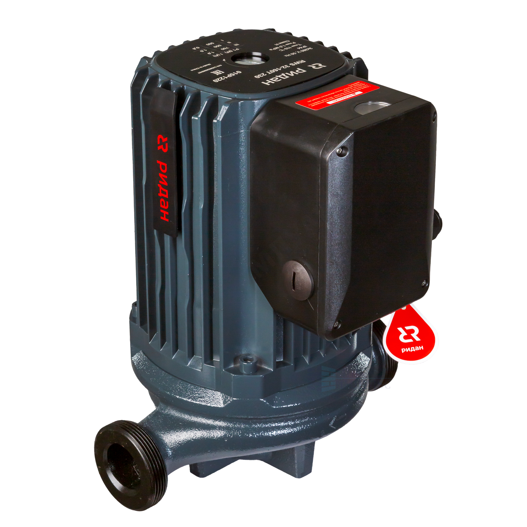 Насос циркуляционный с мокрым ротором RWS 32-160T 230 PN10 3х380В/50 Гц Ридан 015P1220 — изображение 3