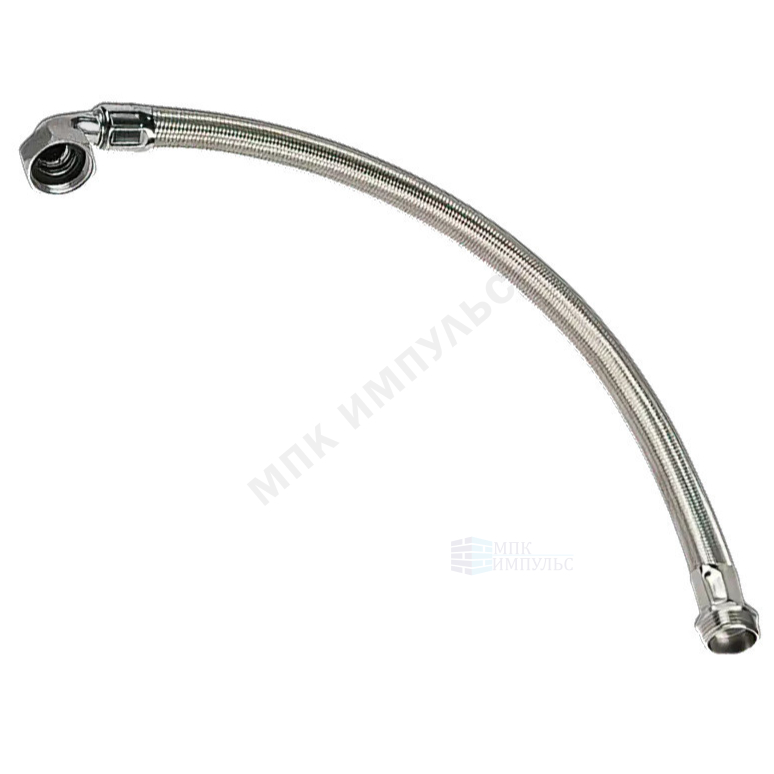 Подводка гибкая для воды нержавеющая оплетка 1/2"-1" ш-г угл L=0.3м Unipump 21201