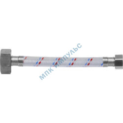 Подводка гибкая для воды нейлоновая оплетка ГИГАНТ 1/2"-1" г-г L=0.3м Центр Сантехники (Подольск) ГП002347