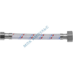 Подводка гибкая для воды нейлоновая оплетка ГИГАНТ 1/2"-3/4" г-г L=0.4м Центр Сантехники (Подольск) ГП002330