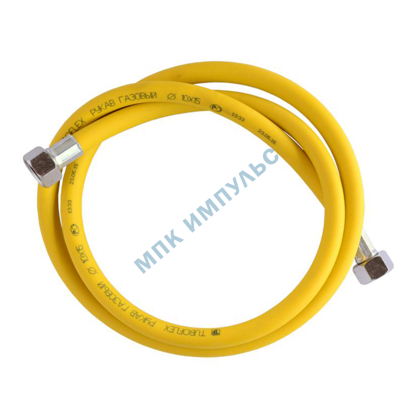 Подводка гибкая для газа ПВХ армированная 1/2" г-г L=4.5м (евро слот) Tuboflex 00-00000088