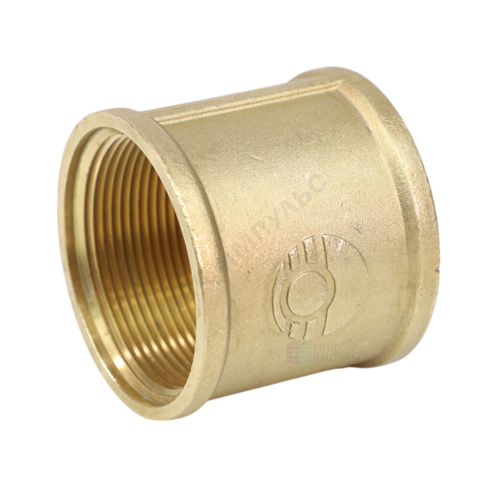 Муфта латунь Ду 15 (1/2") ВР/ВР VALFEX VF.170.L.012