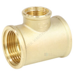 Тройник латунь переходной Ду 25х20х25 (1"х3/4"х1") ВР LD LD.65.523.25x20x25