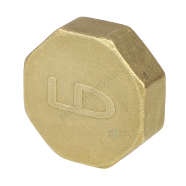 Заглушка латунь Ду 25 (1") ВР LD LD.65.504.25