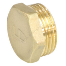 Заглушка латунь Ду 20 (3/4") НР LD LD.65.505.20