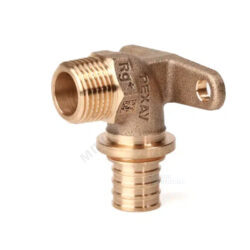 Водорозетка для PE-X труб аксиальная бронза Дн 20х1/2" НР RX+ Рехау 14563653001