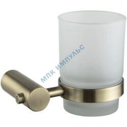 Стакан с держателем бронза Haiba HB8406-4