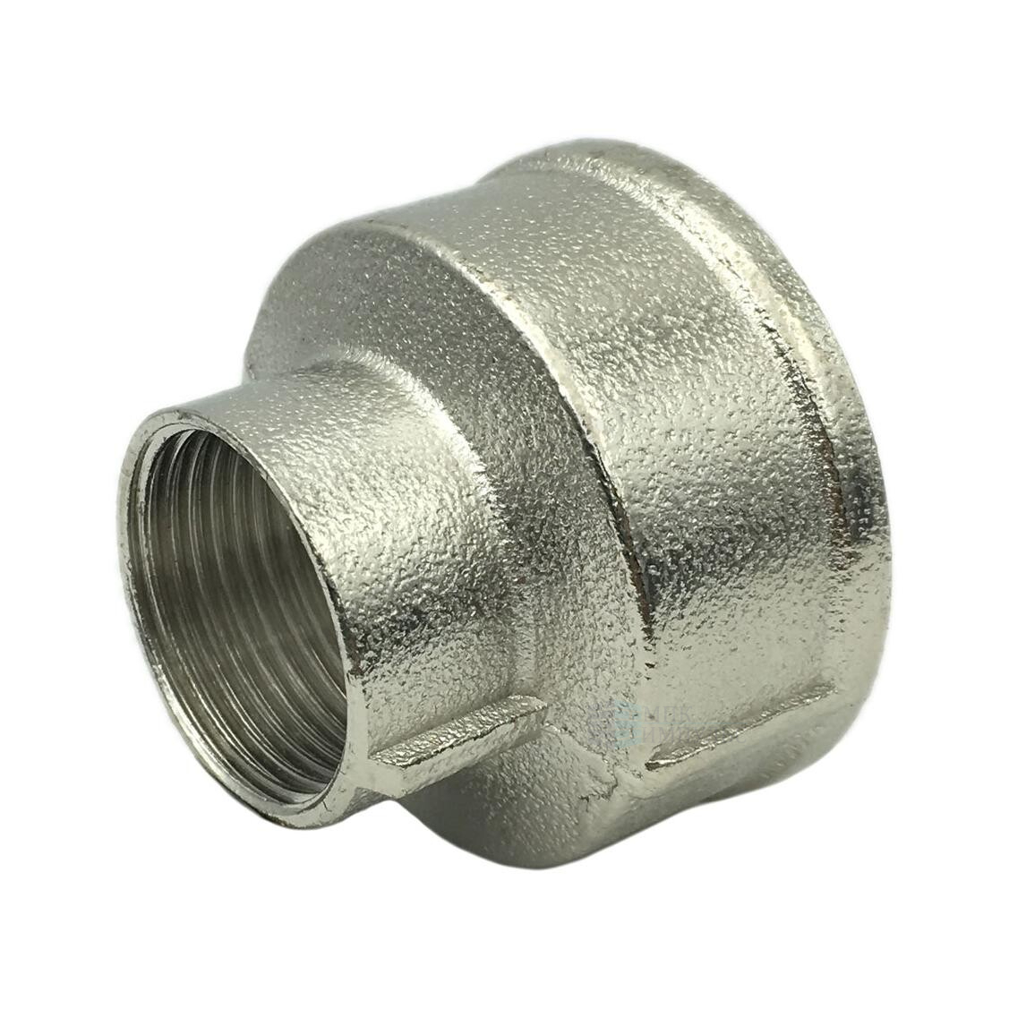 Муфта латунь никель переходная Ду 25х15 (1"х1/2") ВР/ВР SantechSystems .