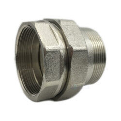 Соединитель латунь никель американка Ду 40 (1 1/2") прямой ВР/НР SantechSystems .