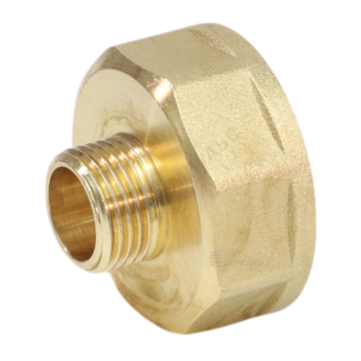 Переход латунь Ду 20х15 (3/4"х1/2") ВР/НР VALFEX VF.592.L.034.012