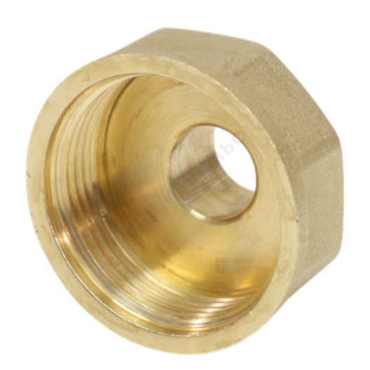 Переход латунь Ду 20х15 (3/4"х1/2") ВР/НР VALFEX VF.592.L.034.012 — изображение 2