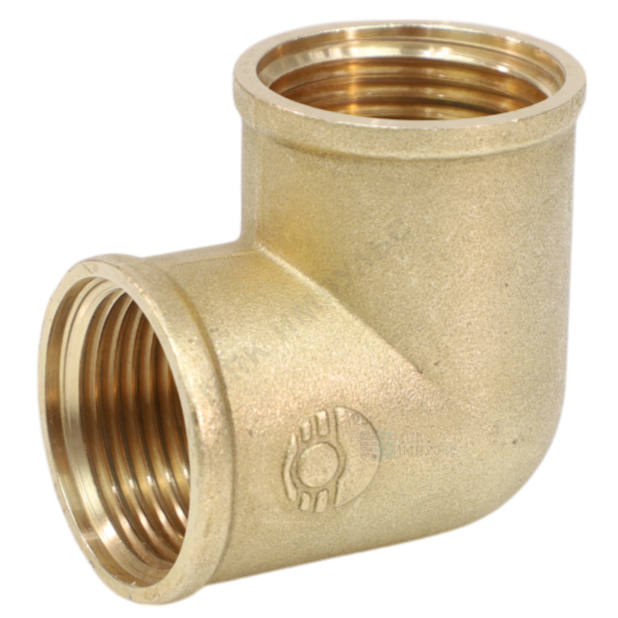 Угольник латунь Ду 20 (3/4") ВР/ВР VALFEX VF.090.L.034