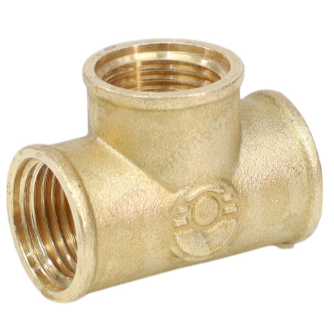 Тройник латунь Ду 20 (3/4") ВР/ВР VALFEX VF.130.L.034