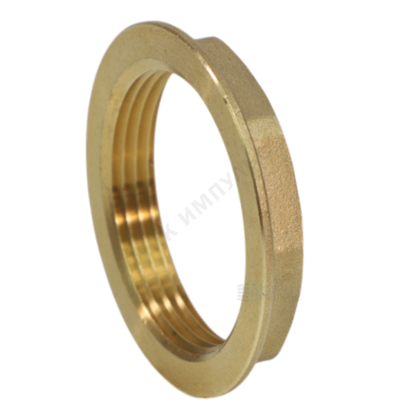 Контргайка латунь Ду 40 (1 1/2") ВР VALFEX VF.655.L.112 — изображение 2