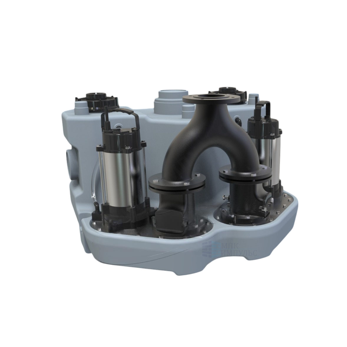 Установка насосная канализационная SPIRIT SWG-COMPACT 2-3,7-500 SPIRIT — изображение 2