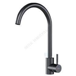 Смеситель для кухонной мойки ручка сбоку одноручный черный X-Joy AM.PM F85B07122