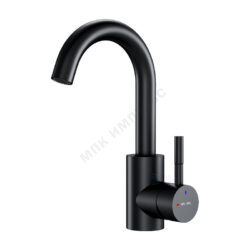 Смеситель для умывальника ручка сбоку одноручный черный X-Joy AM.PM F85B02722