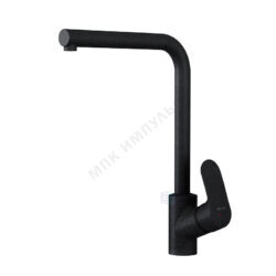 Смеситель для кухонной мойки ручка сбоку одноручный черный Like AM.PM F8005022