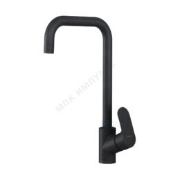 Смеситель для кухонной мойки ручка сбоку одноручный черный Like AM.PM F8006022