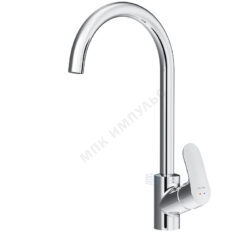Смеситель для кухонной мойки ручка сбоку одноручный хром Like AM.PM F8007100