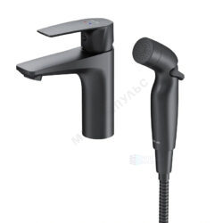 Смеситель для умывальника одноручный черный Gem AM.PM F90A92022