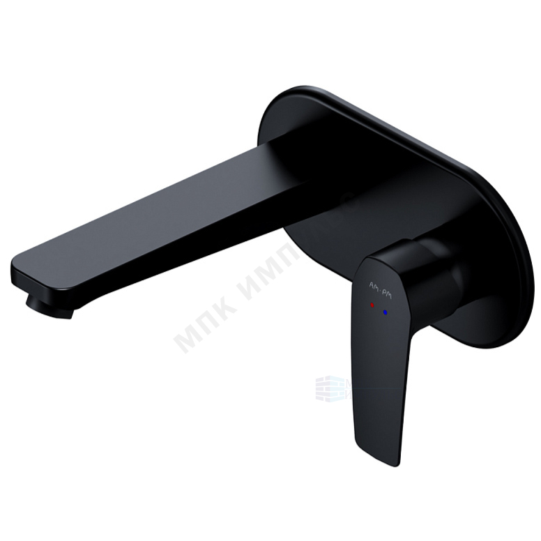 Смеситель встраиваемый для умывальника одноручный черный Gem AM.PM F90A72222
