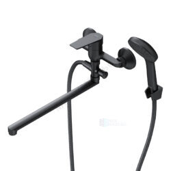 Смеситель для ванны с душем одноручный черный Gem AM.PM F90A90122