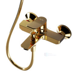 Смеситель для ванны с душем одноручный золото X-Joy AM.PM F85A10099