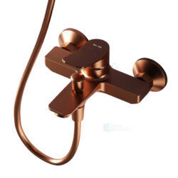 Смеситель для ванны с душем одноручный розовое золото X-Joy AM.PM F85A10044