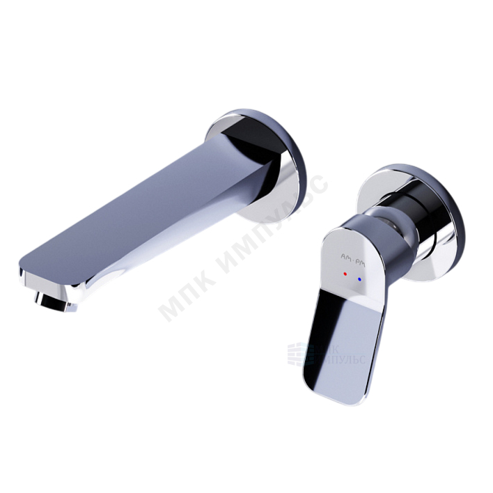 Смеситель встраиваемый для умывальника одноручный хром X-Joy AM.PM F85A72600
