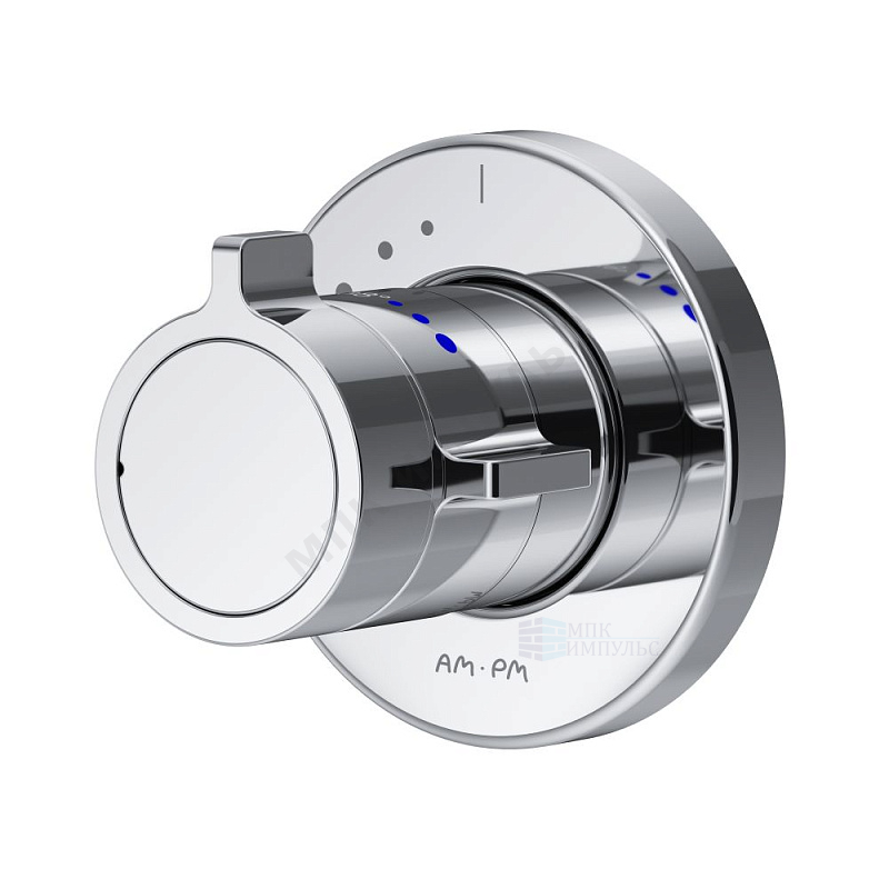 Смеситель встраиваемый для душа термостат хром X-Joy AM.PM F85A65600