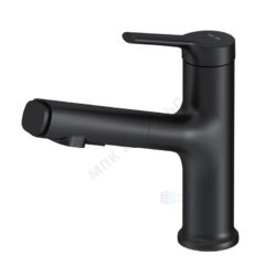 Смеситель для умывальника одноручный с выдвижным изливом черный X-Joy S AM.PM F85B02922