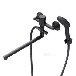 Смеситель для ванны с душем одноручный черный X-Joy S AM.PM F85B90122