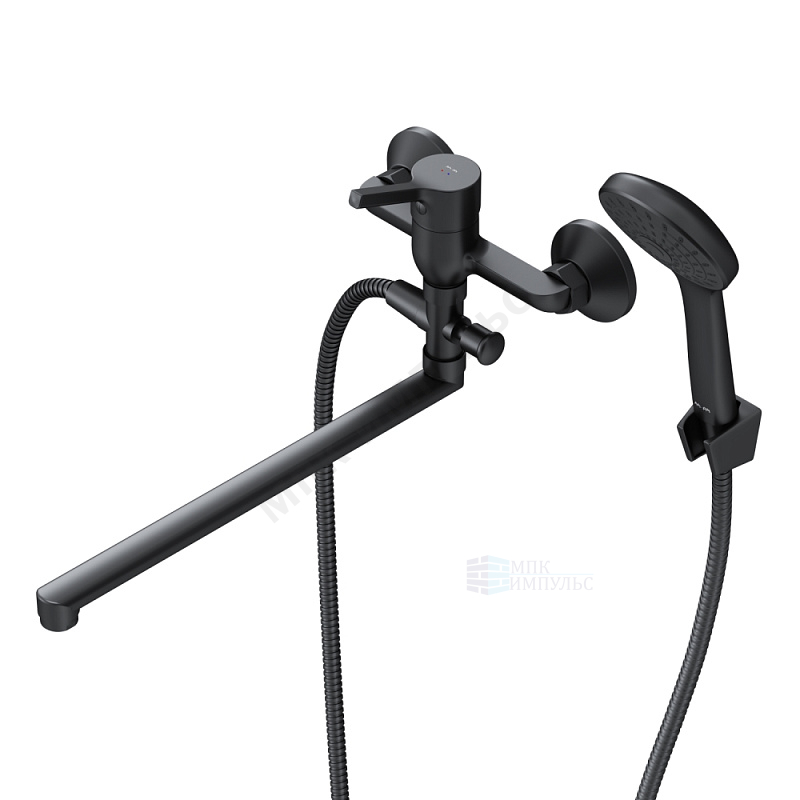 Смеситель для ванны с душем одноручный черный X-Joy S AM.PM F85B90122